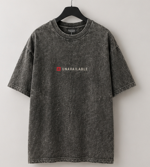 Washed Signature Red Tee